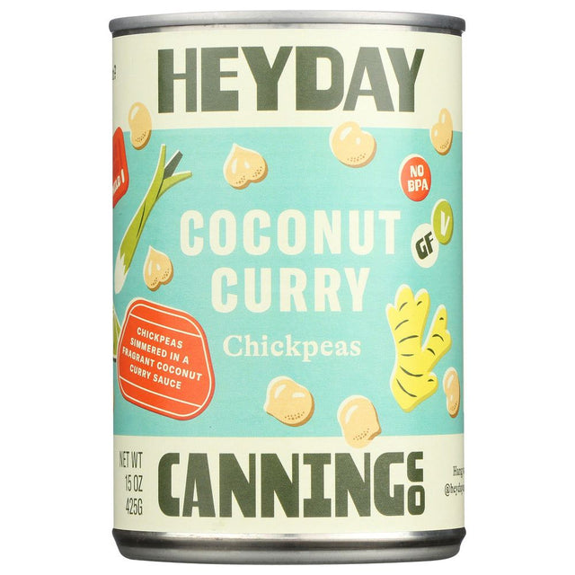 HEYDAY CANNING CO: Chickpeas Coconut Curry, 15 OZ - #tag1# - #tag2#