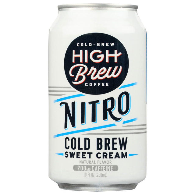 HIGH BREW: Nitro Sweet Cream Cold Brew Coffee, 10 fo - #tag1# - #tag2#