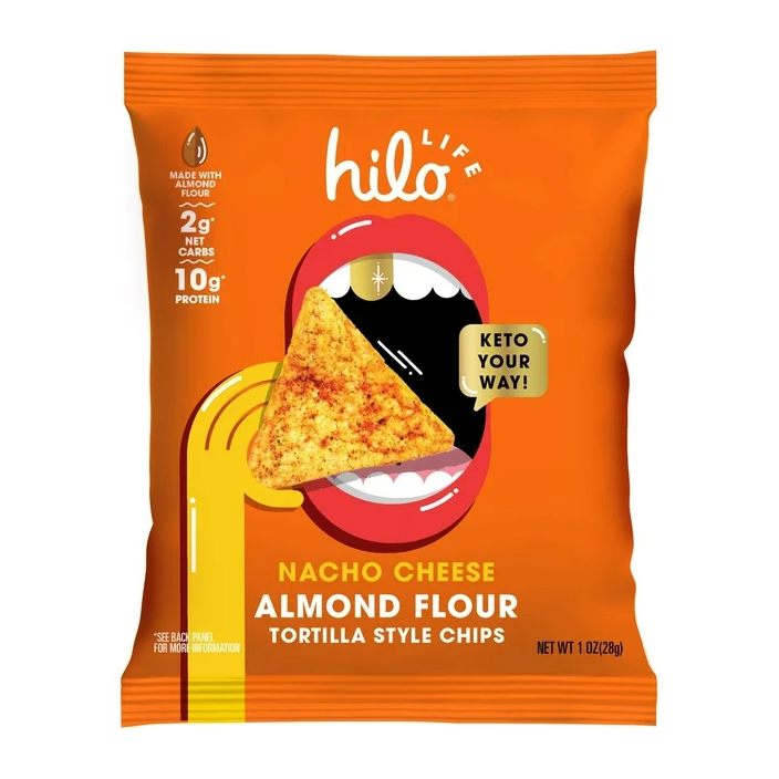 HILO LIFE SNACKS: Nacho Cheese Tortilla Style Chips, 1 oz - #tag1# - #tag2#