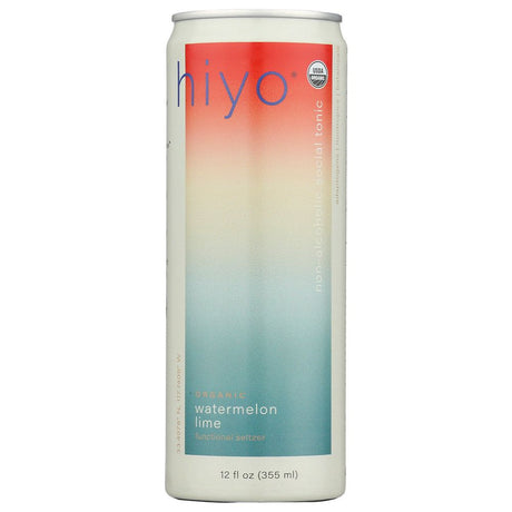 HIYO: Seltzer Watermelon Lime, 12 FO - #tag1# - #tag2#