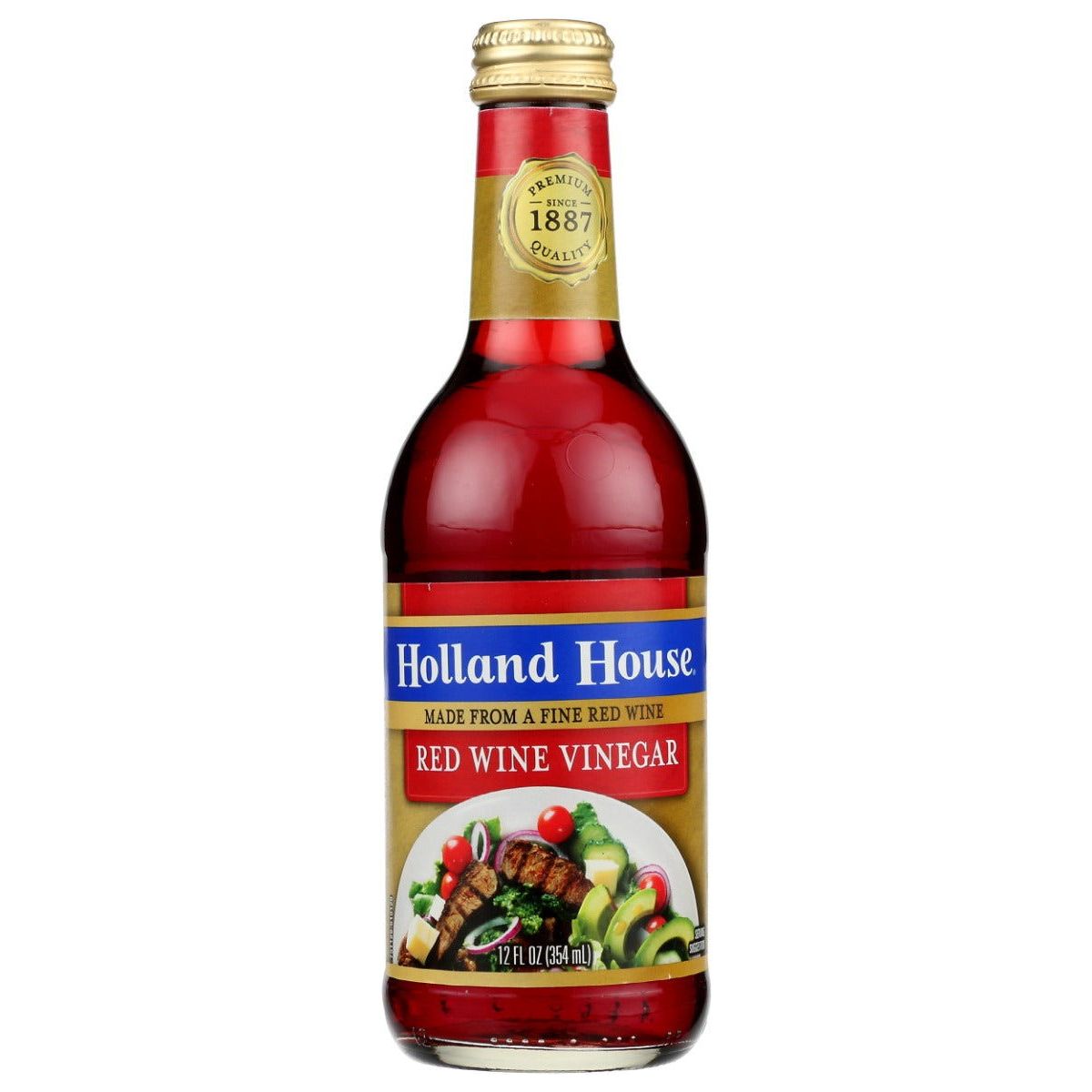 HOLLAND HOUSE: Vinegar Wine Red, 12 oz - Sunshine Co Op. - #tag1# - #tag2# - #tag3# - #tag4#