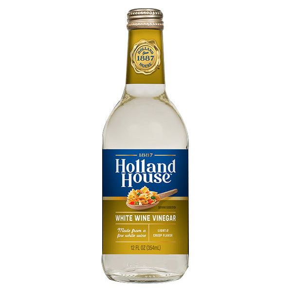 HOLLAND HOUSE: White Wine Vinegar, 12 oz - Sunshine Co Op. - #tag1# - #tag2# - #tag3# - #tag4#