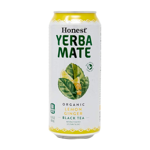 HONEST TEA: Yerba Mate Organic Lemon Ginger Tea, 15.5 fo - #tag1# - #tag2#