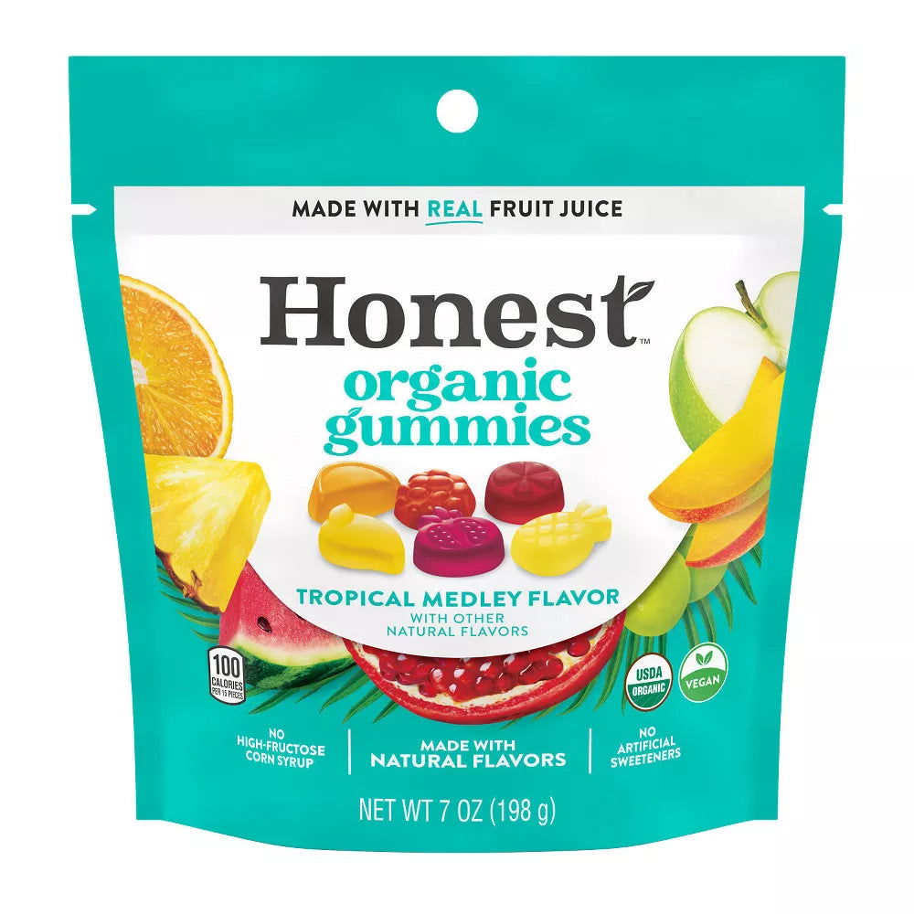 HONEST: Tropical Medley Flavored Organic Gummies, 7 oz - #tag1# - #tag2#