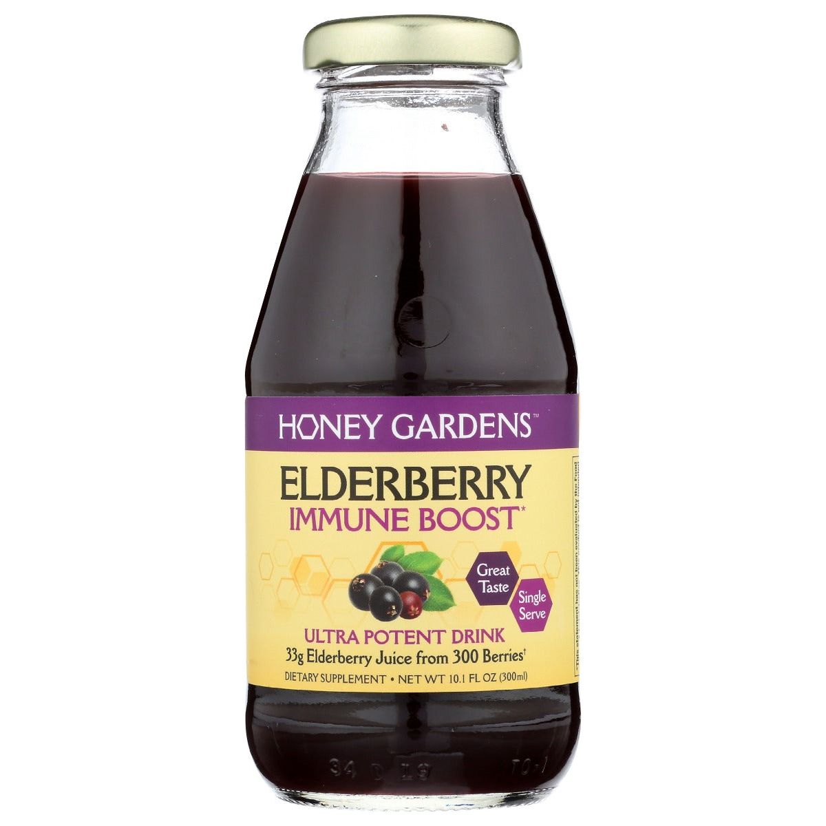 HONEY GARDEN: Elderberry Immune Boost, 10.1 fo - #tag1# - #tag2#