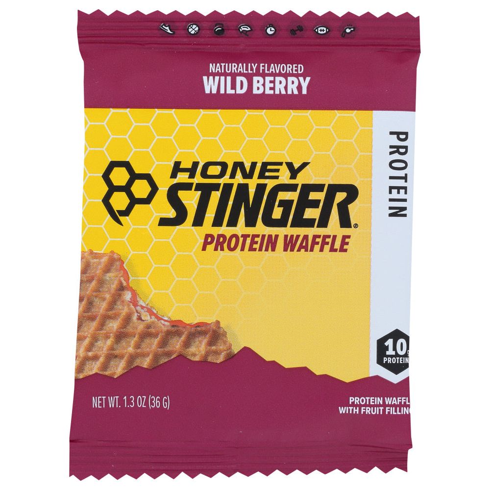 HONEY STINGER: Waffle Prtn Wild Berry, 1.3 oz - #tag1# - #tag2#