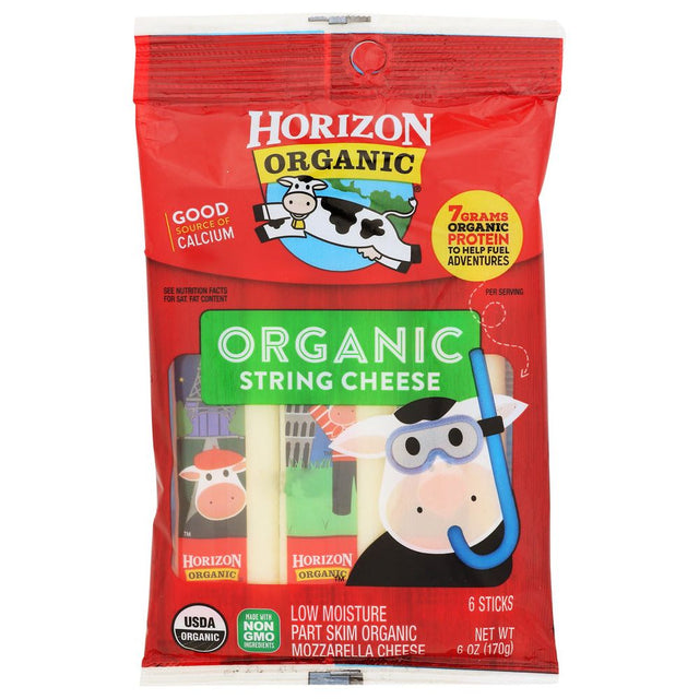 HORIZON: Organic Mozzarella String Cheese, 6 oz - #tag1# - #tag2#