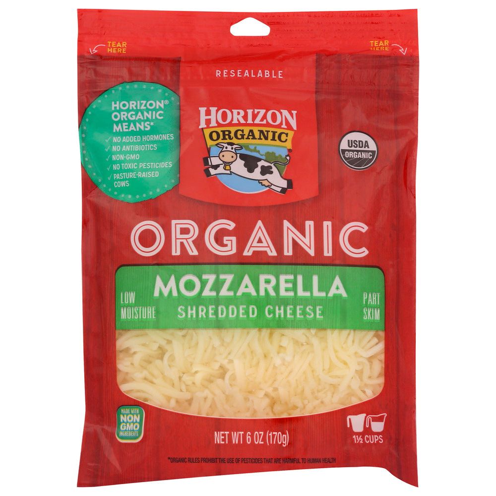 HORIZON: Organic Shredded Mozzarella Cheese, 6 oz - #tag1# - #tag2#