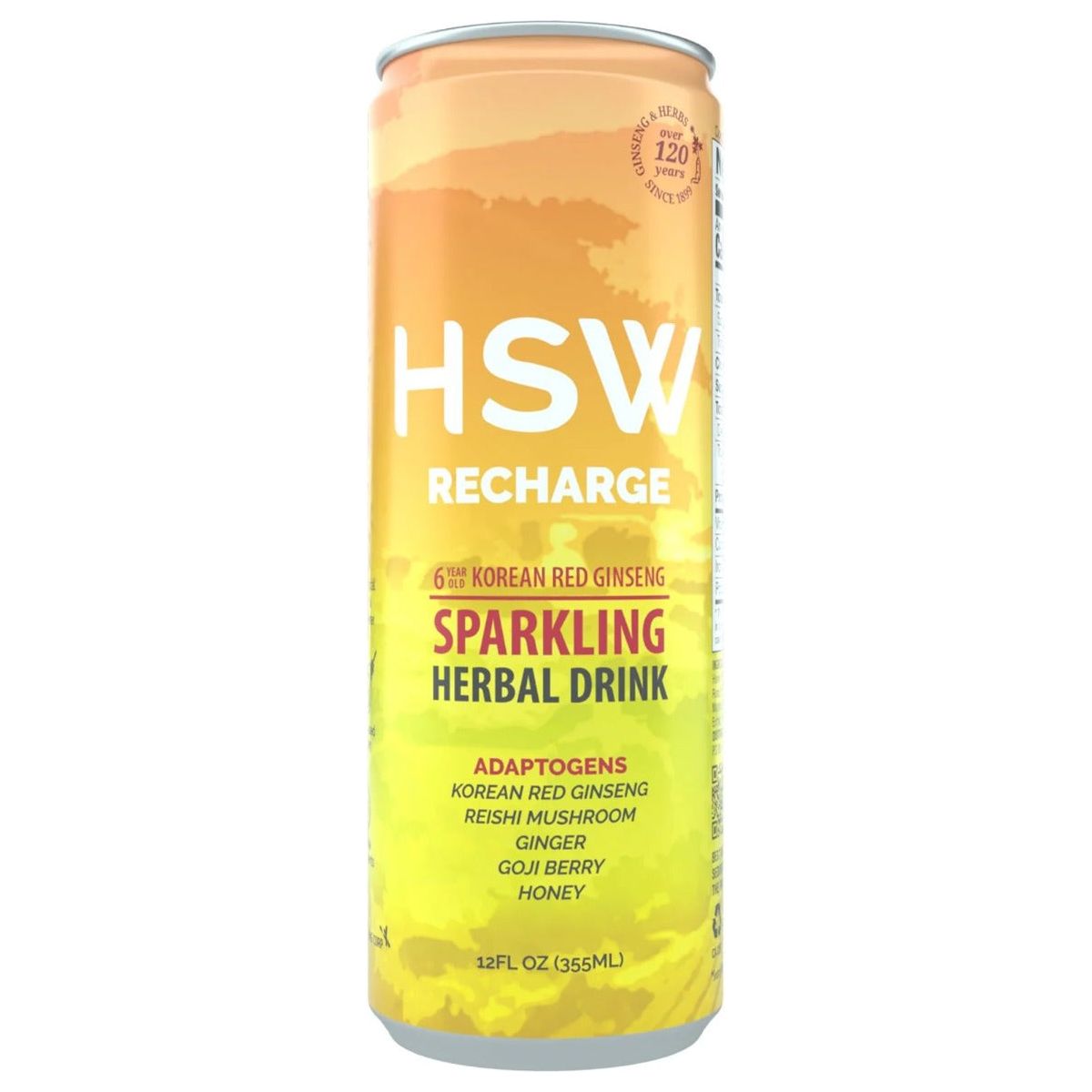 HSW: Recharge Sparkling Herbal Drink Adaptogens, 12 fo - #tag1# - #tag2#
