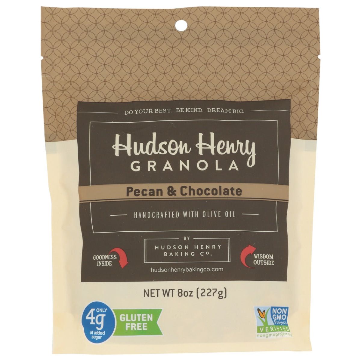 HUDSON HENRY GRANOLA: Pecan and Chocolate Granola, 8 oz - #tag1# - #tag2#