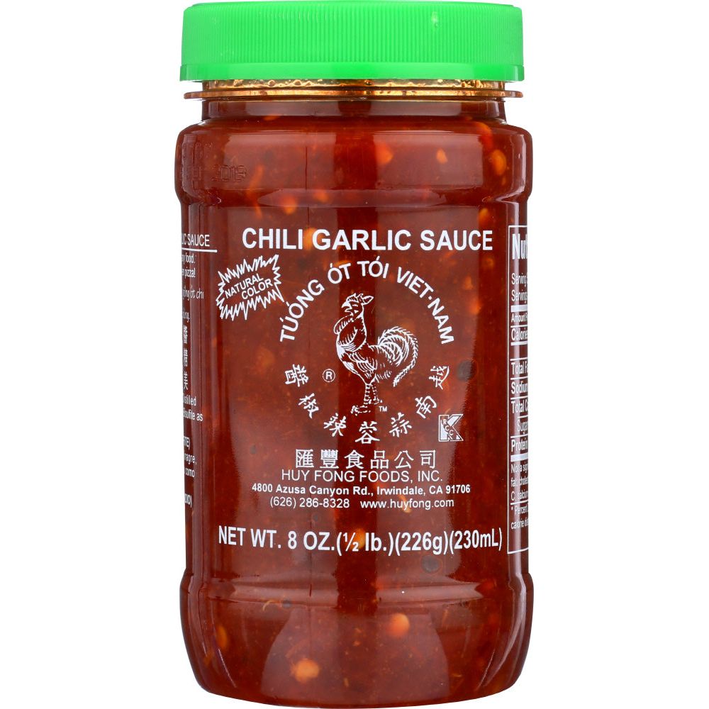 HUY FONG FOODS: Chili Garlic Sauce, 8 oz - #tag1# - #tag2#