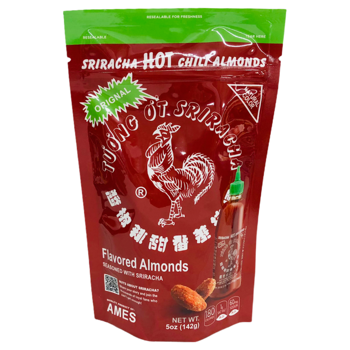 HUY FONG: Sriracha Hot Chili Almonds, 5 oz - #tag1# - #tag2#