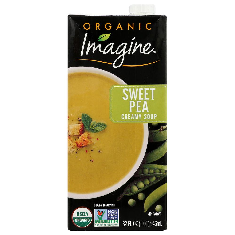 IMAGINE: Organic Creamy Sweet Pea Soup, 32 oz - #tag1# - #tag2#