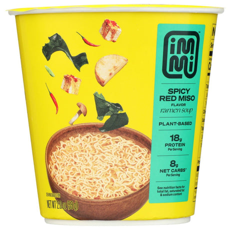 IMMI: Spicy Red Miso Cup Ramen, 2 oz - #tag1# - #tag2#