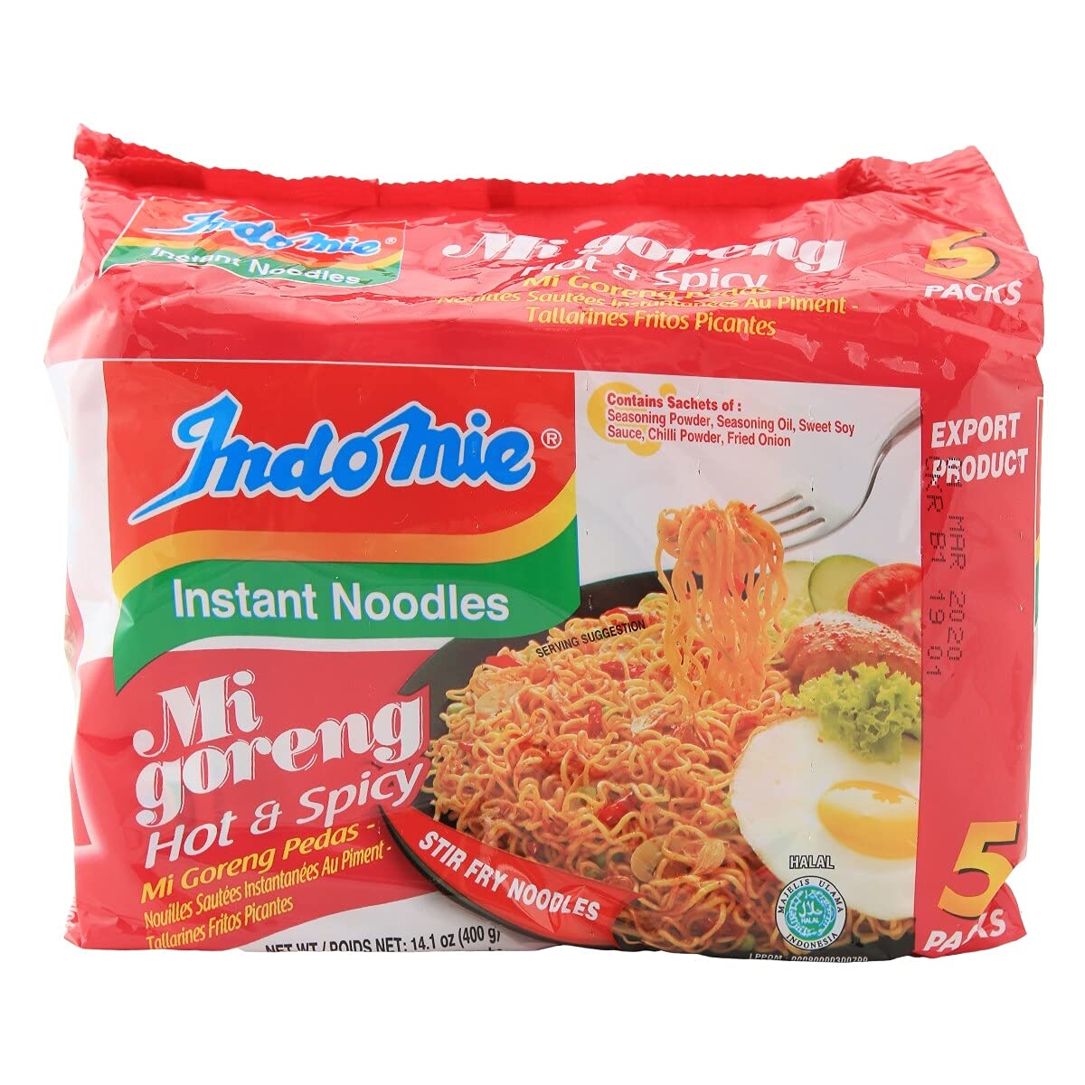 INDOMIE: Hot & Spicy Fried Noodles, 14.1 OZ - #tag1# - #tag2#