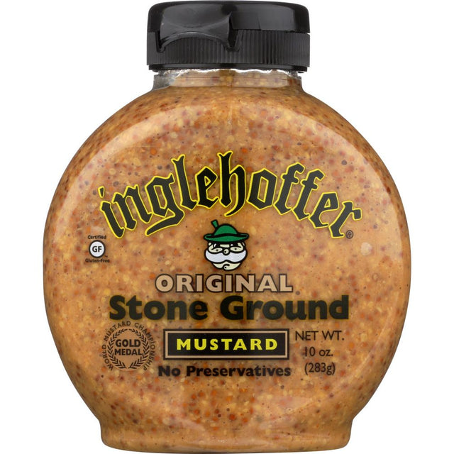 INGLEHOFFER: Mustard Sqz Stone Grnd, 10 oz - #tag1# - #tag2#