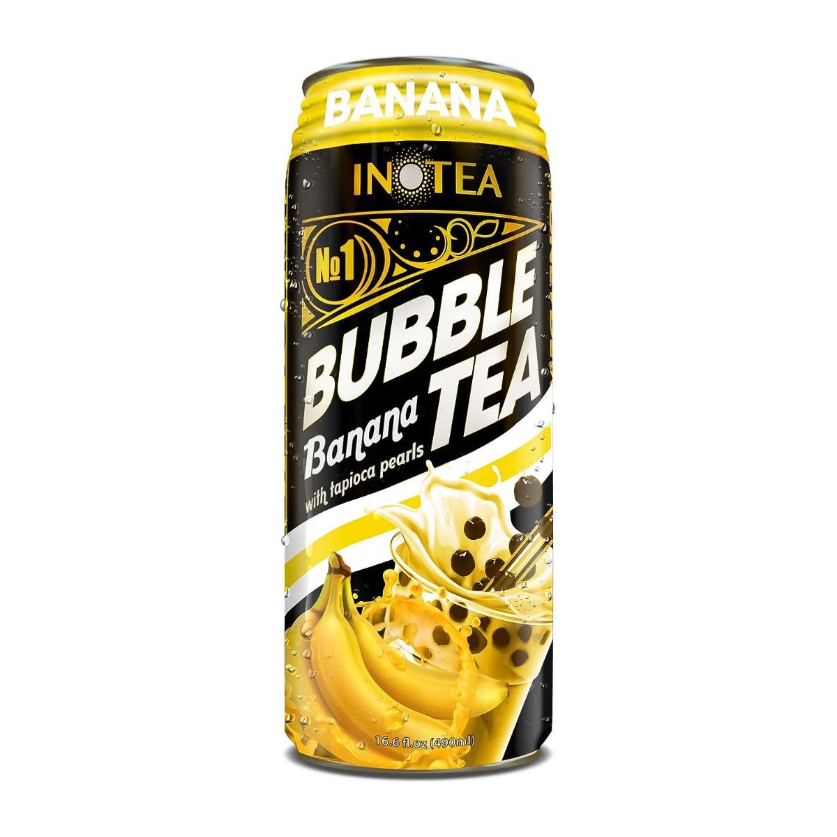 INOTEA: Banana Bubble Tea, 16.6 fo - #tag1# - #tag2#