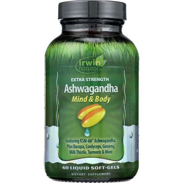 IRWIN NATURALS: Ashwagandha Extra Strengt, 60 sg - #tag1# - #tag2#