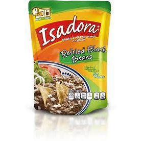 ISADORA: Refried Black Beans, 15.2 oz - #tag1# - #tag2#