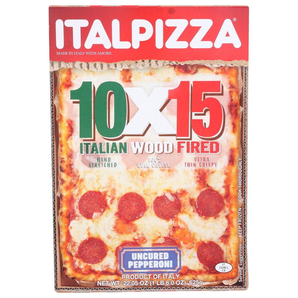 ITALPIZZA 10 X15: Pizza Pepperoni Uncured, 22 oz - #tag1# - #tag2#