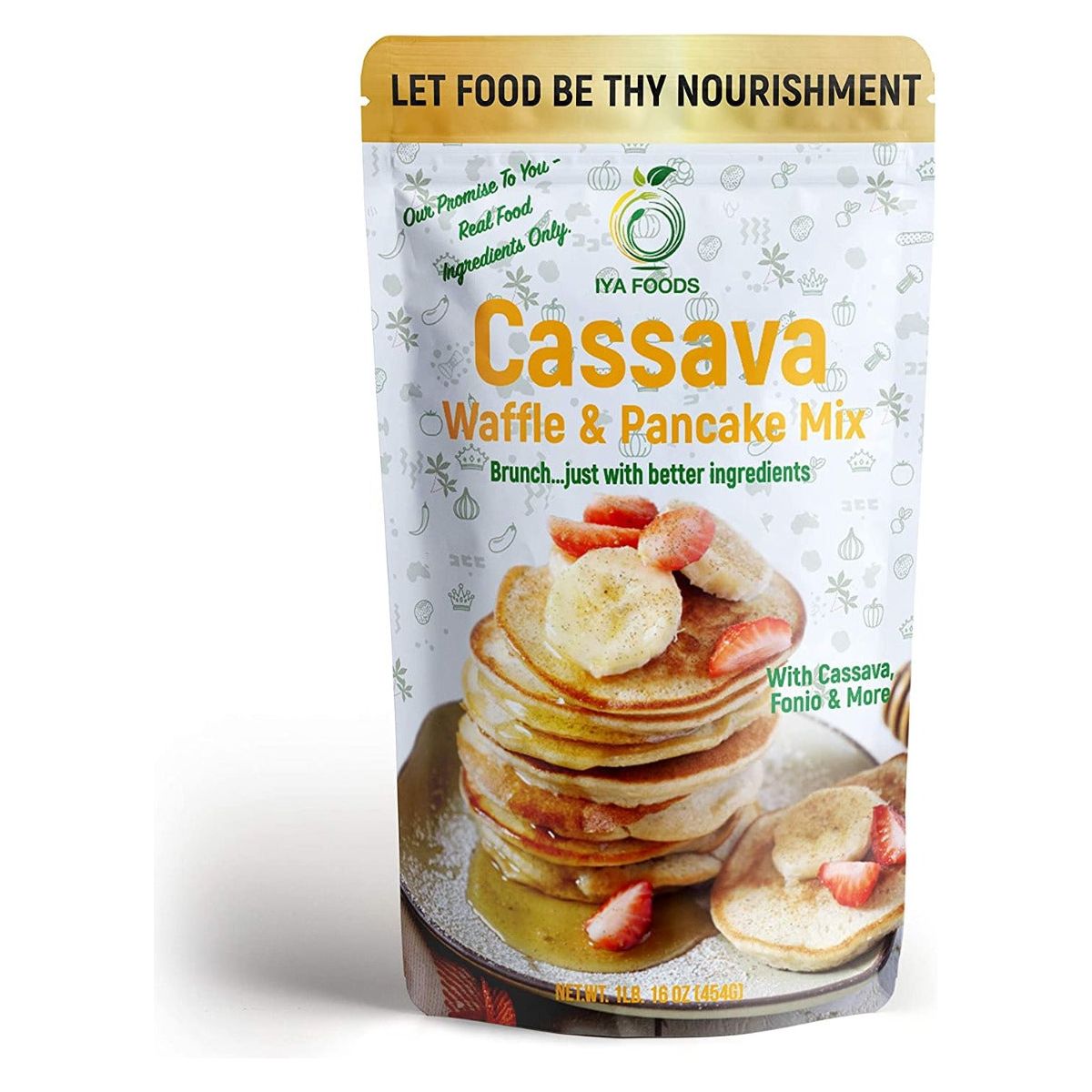 IYA FOODS LLC: Waffle Pancake Casava Mix, 1 lb - #tag1# - #tag2#