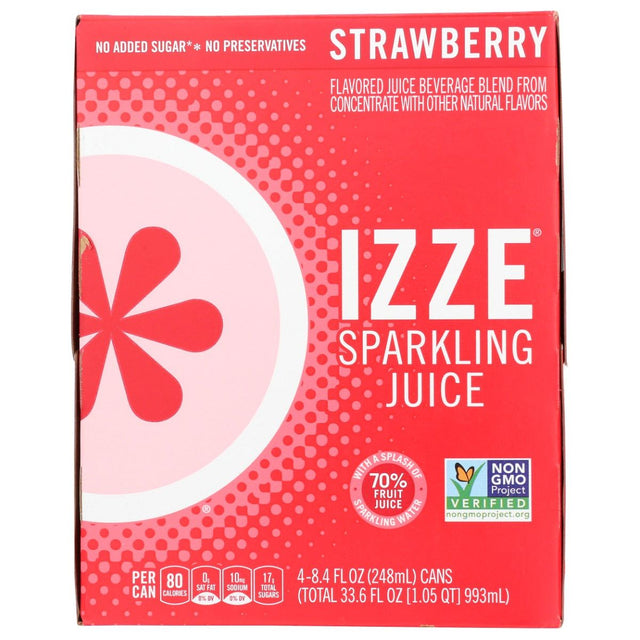 IZZE BEVERAGE: Strawberry Sparkling Juice, 33.6 fo - #tag1# - #tag2#