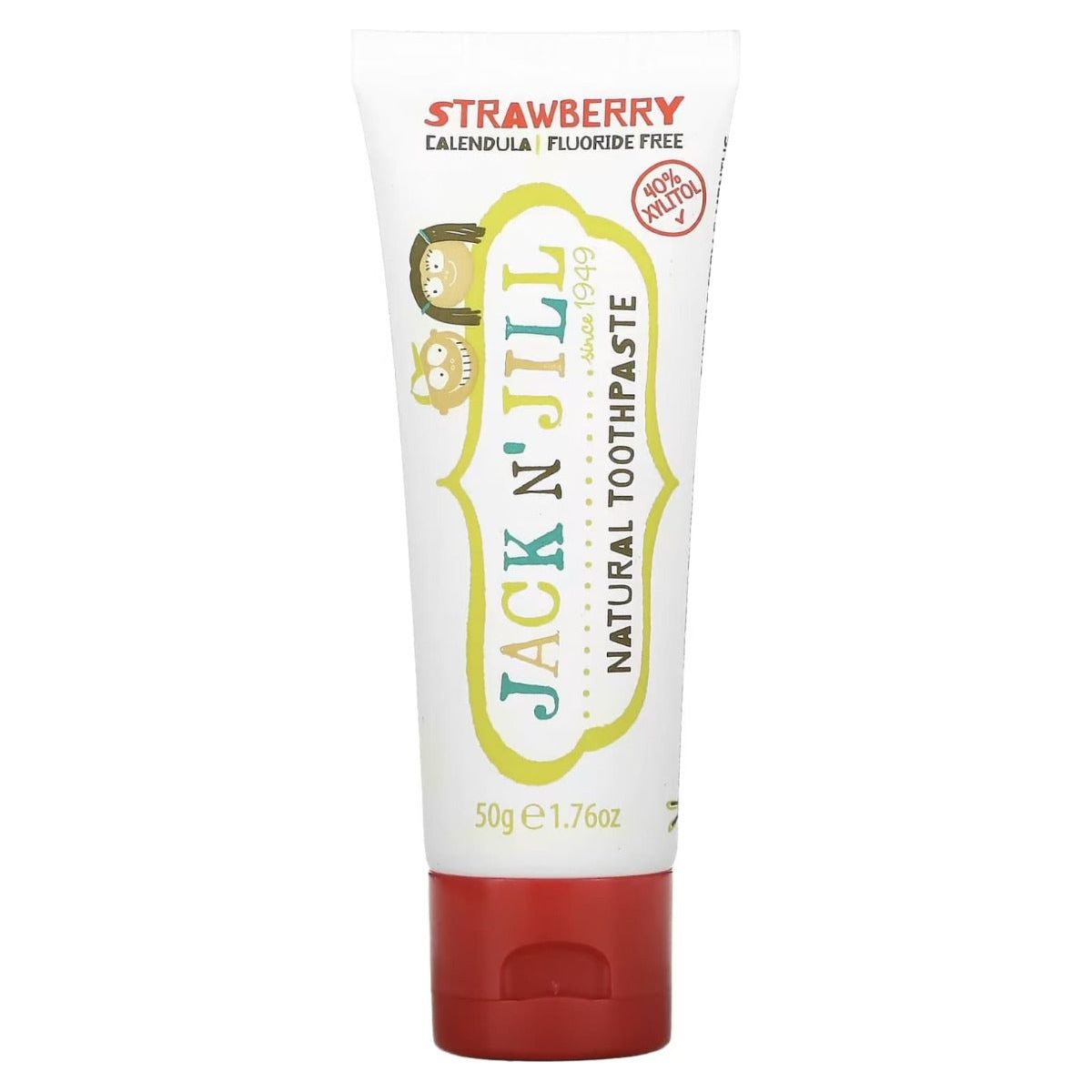 JACK N JILL KIDS: Toothpaste Strawberry, 1.76 oz - #tag1# - #tag2#