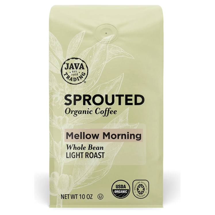 JAVA TRADING: Sprouted Mellow Morning Whole Bean Coffee, 10 oz - #tag1# - #tag2#