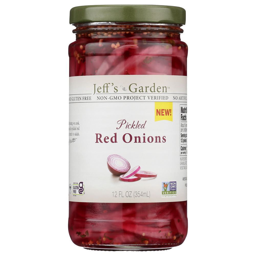 JEFFS GARDEN: Pickled Red Onions, 12 fo - #tag1# - #tag2#