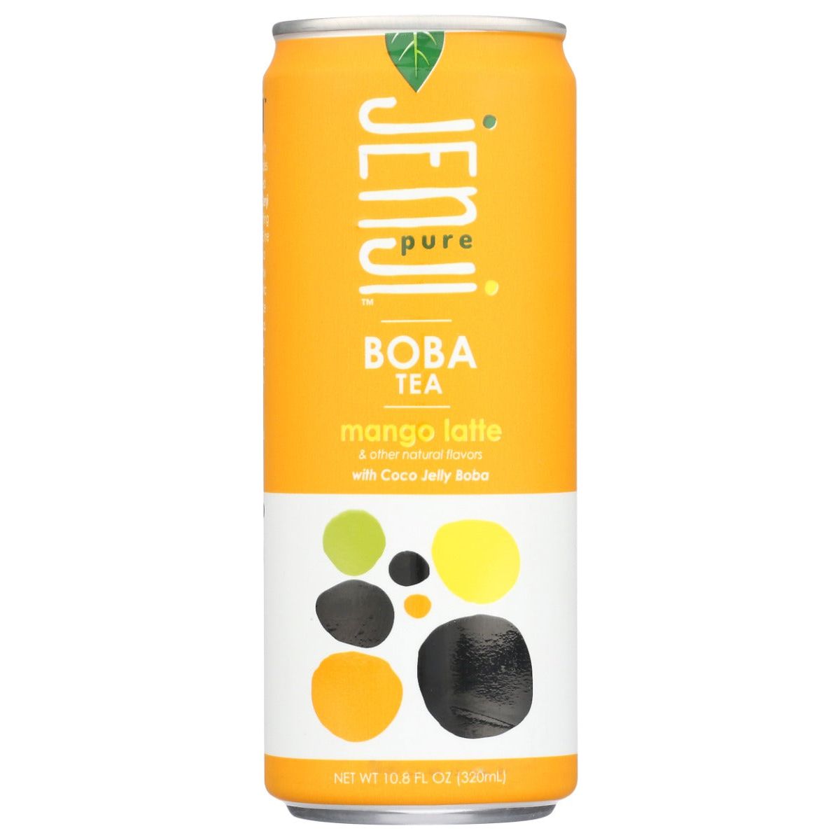 JENJI PURE: Mango Latte Boba Tea, 10.8 fo - #tag1# - #tag2#
