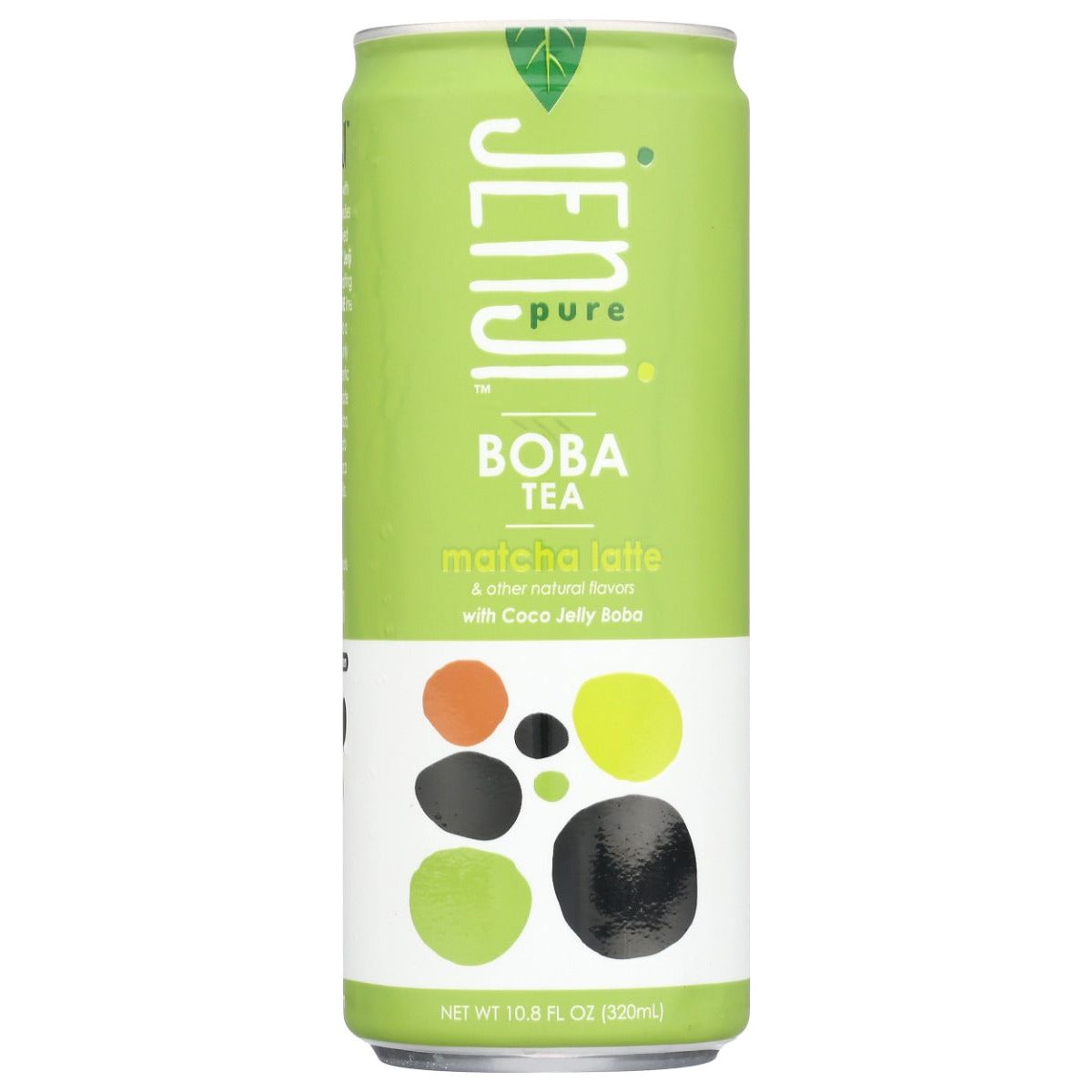 JENJI PURE: Matcha Latte Boba Tea, 10.8 fo - #tag1# - #tag2#