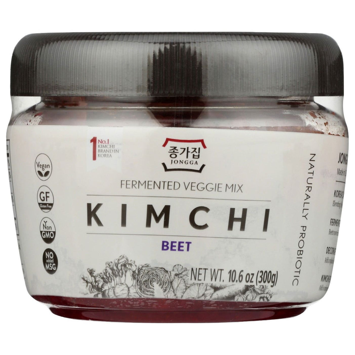 JONGGA: Beet Kimchi, 10.6 oz - #tag1# - #tag2#