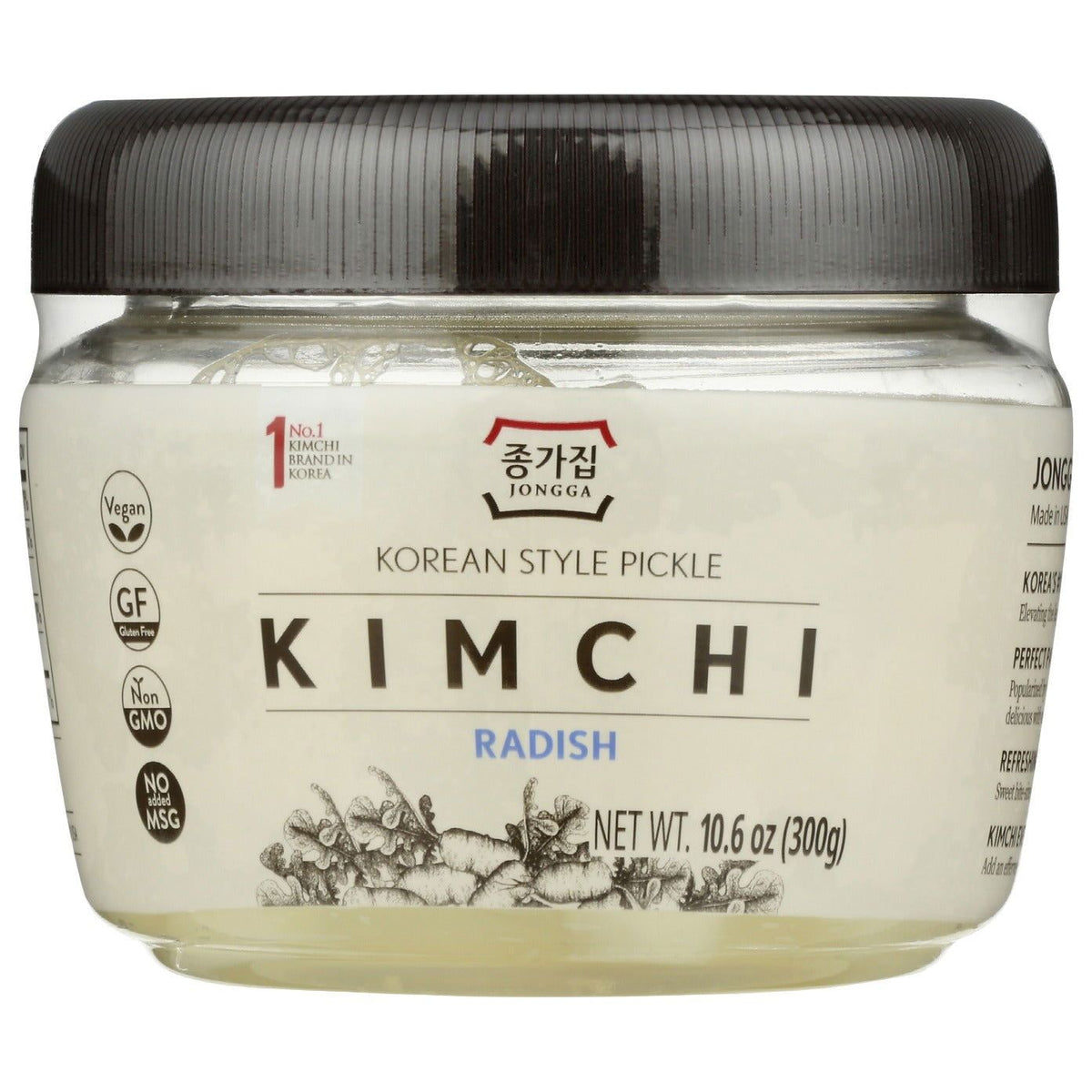 JONGGA: Radish Kimchi, 10.6 oz - #tag1# - #tag2#
