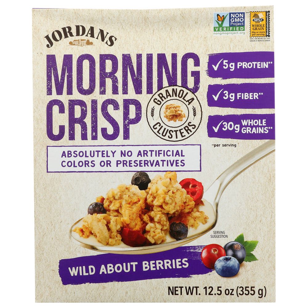 JORDANS: Wild About Berries Cereal, 12.5 oz - #tag1# - #tag2#