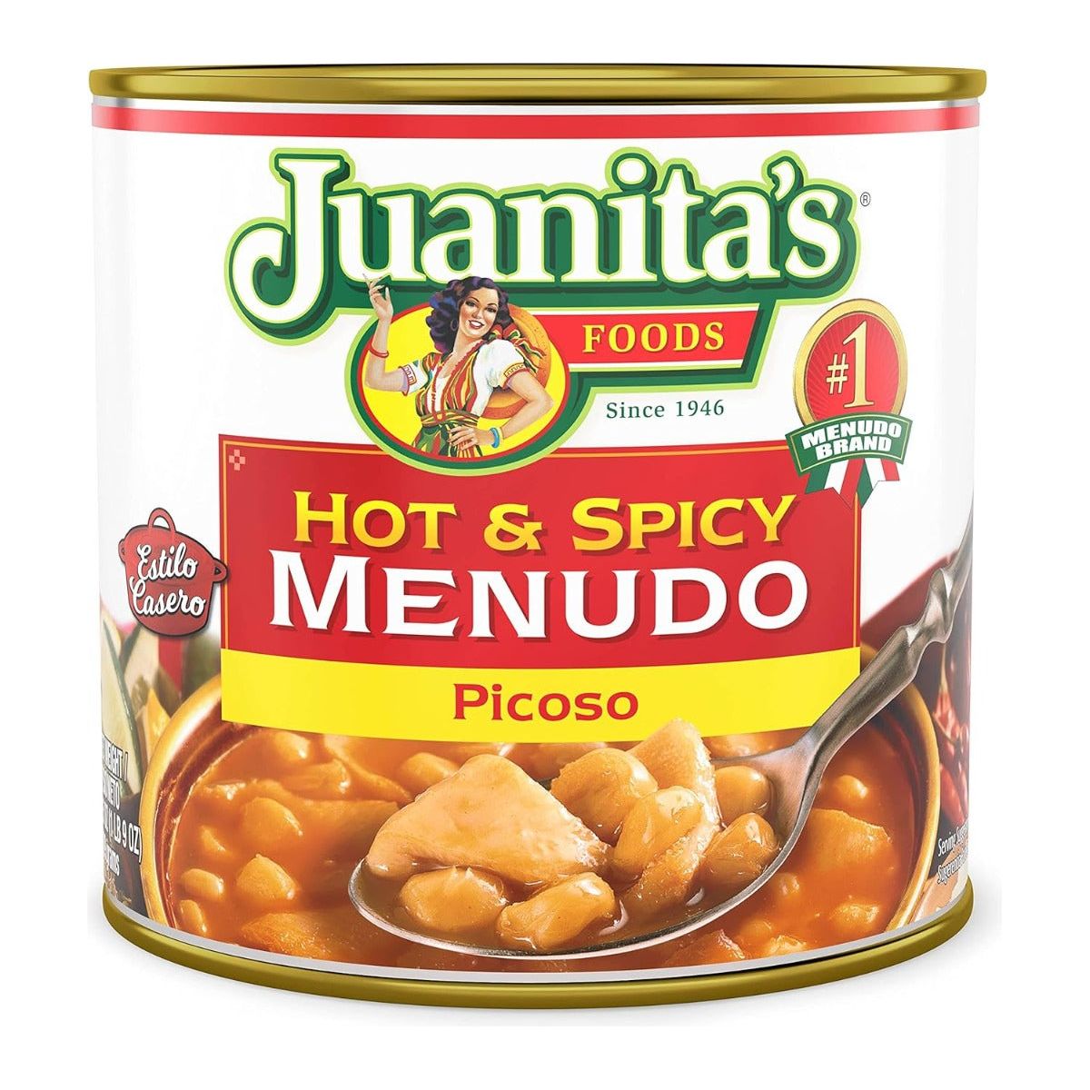 JUANITA'S FOODS: Hot & Spicy Menudo, 25 oz - #tag1# - #tag2#