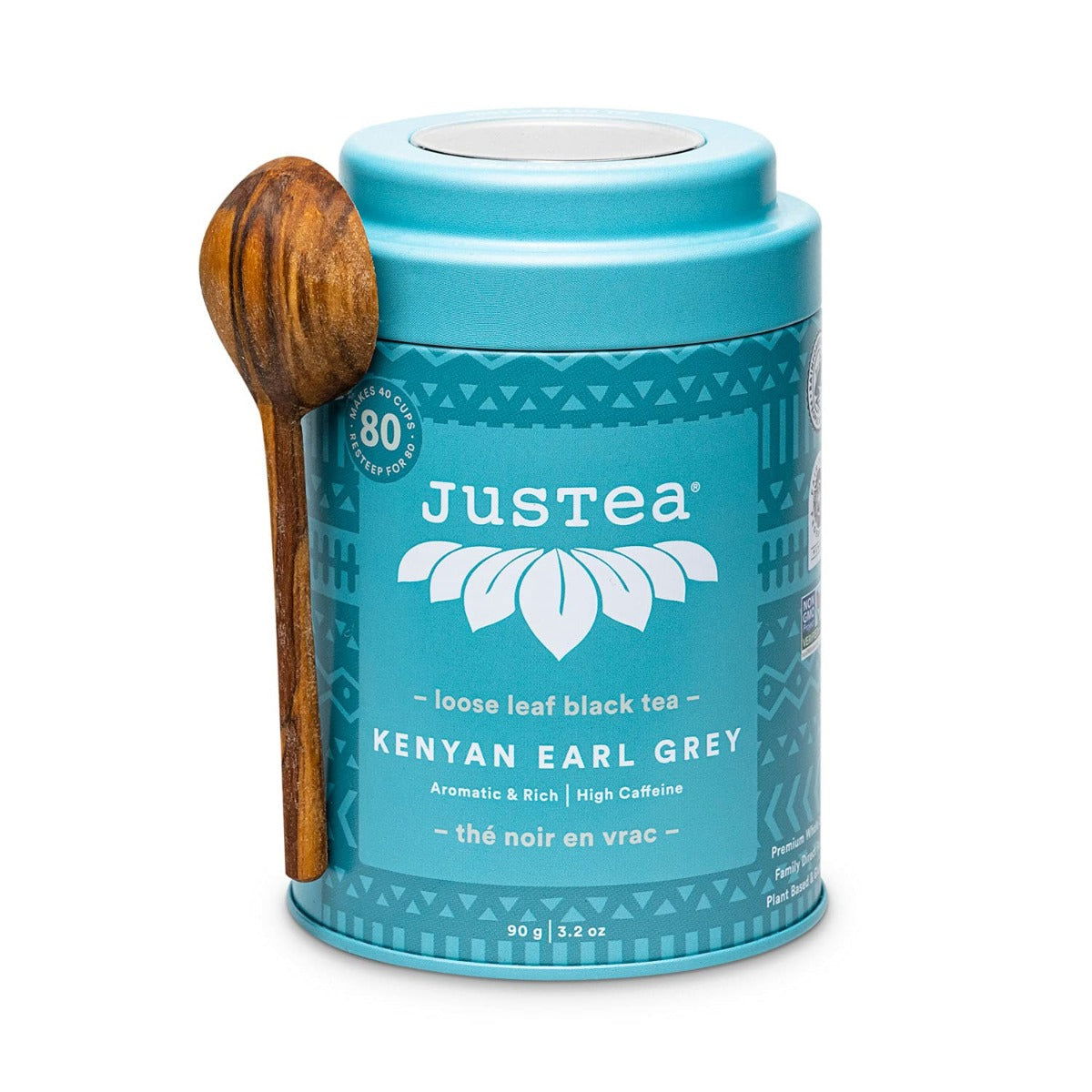 JUSTEA: Kenyan Early Grey Loose Tea, 3.2 oz - #tag1# - #tag2#