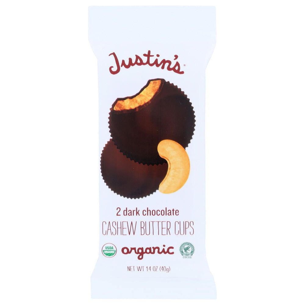 JUSTINS: Cashew Dark Chocolate Nut Butter, 1.4 oz - Sunshine Co Op. - #tag1# - #tag2# - #tag3# - #tag4#