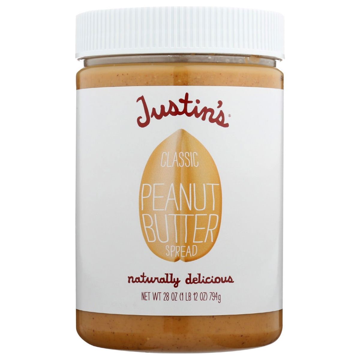 JUSTINS: Classic Peanut Butter, 28 oz - Sunshine Co Op. - #tag1# - #tag2# - #tag3# - #tag4#