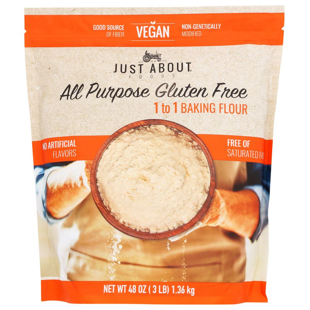 JUST ABOUT FOODS: Gluten Free All Purpose Flour, 3 lb - #tag1# - #tag2#