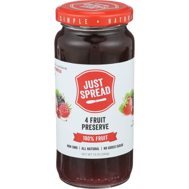 JUST SPREAD: Four Fruit Preserve, 10 oz - #tag1# - #tag2#