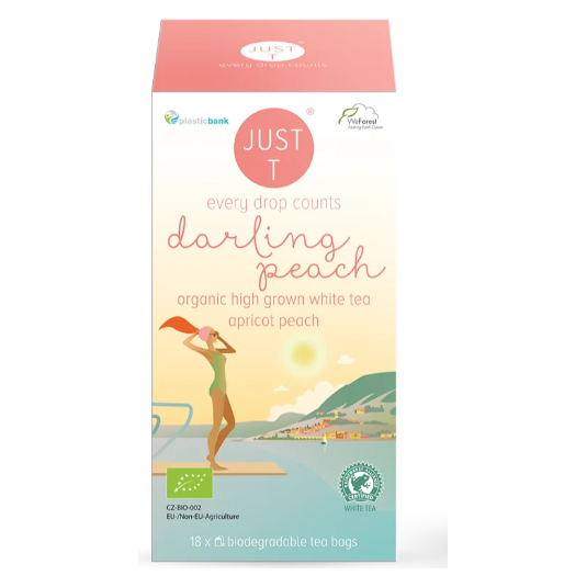 JUST T: Darling Peach Tea, 1.06 oz - #tag1# - #tag2#