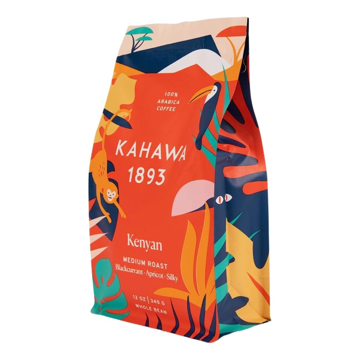 KAHAWA 1893 COFFEE: Kenyan Single Origin Whole Bean Coffee, 12 bg - #tag1# - #tag2#