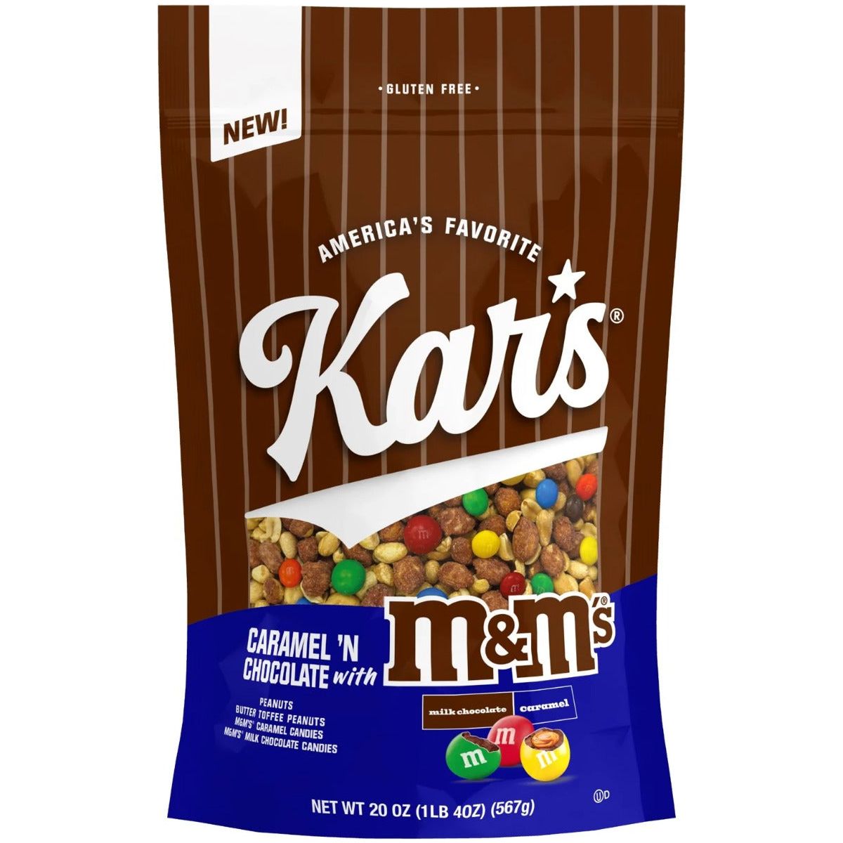 KAR'S: Caramel N Chocolate With M&M's Candies, 20 oz - #tag1# - #tag2#