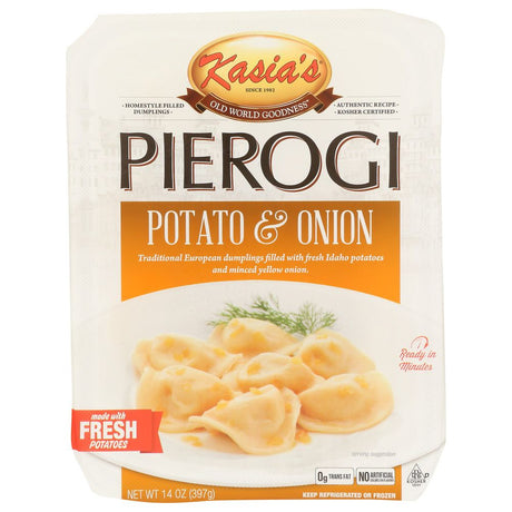 KASIAS: Potato & Onion Pierogi, 14 oz - #tag1# - #tag2#