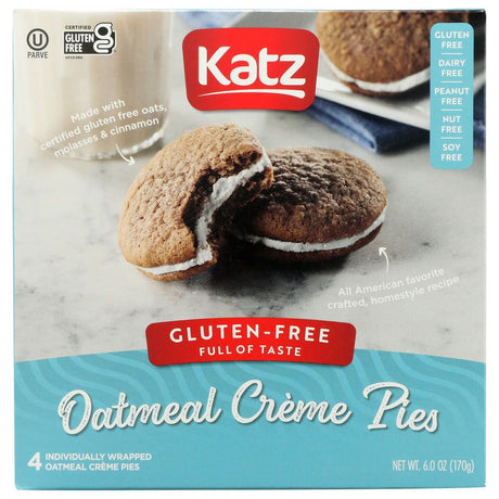 KATZ: Cream Pies Oatmeal, 6 oz - #tag1# - #tag2#