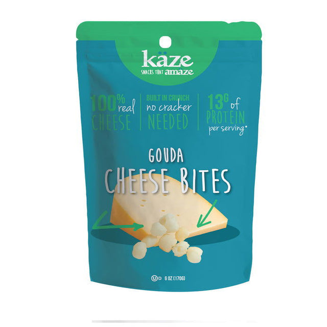 KAZE: Cheese Bites Gouda Snack, 6 oz - #tag1# - #tag2#