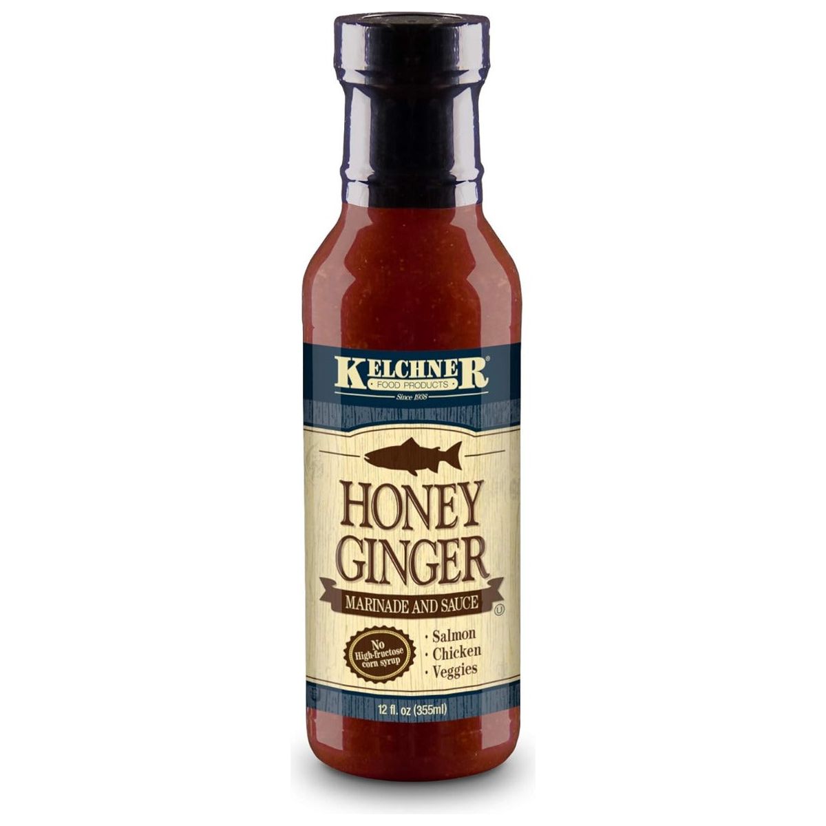 KELCHNER: Honey Ginger Marinade and Sauce, 12 oz - #tag1# - #tag2#