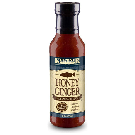 KELCHNER: Honey Ginger Marinade and Sauce, 12 oz - #tag1# - #tag2#