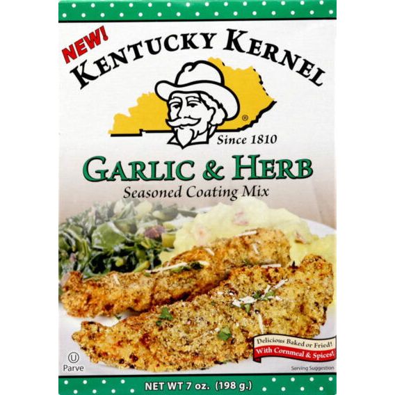 KENTUCKY KERNEL: Garlic and Herb Seasoned Coating Mix, 7 oz - #tag1# - #tag2#