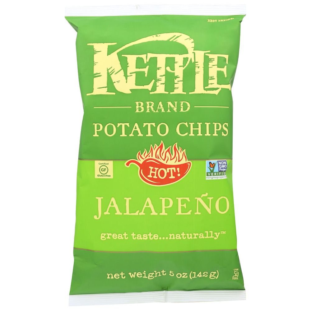 KETTLE FOODS: Potato Chips Jalapeno, 5 oz - #tag1# - #tag2#